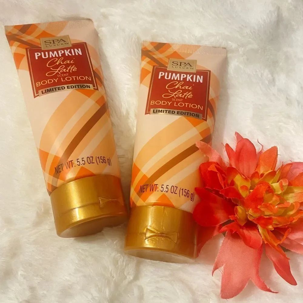 🛍️ Spa Luxury Pumpkin Chai Latte Scent Body
Lotion Limited Edition 5.5oz-💥